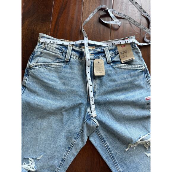 NWT Levi's '94 Baggy Wide Leg Distressed Mid Rise Loose Women’s Jeans size 30 - Picture 9 of 12